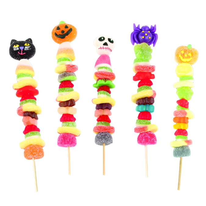 HALLOWEEN GUMMY KABOB Coblentz Chocolate Company Halloween Candy Bonjour Fete - Party Supplies