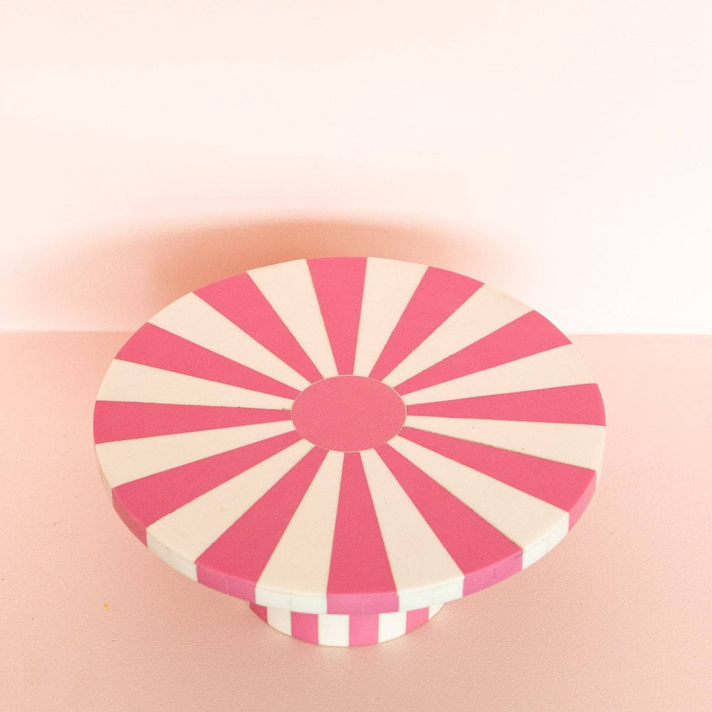 1024 × 1024px  Pink Sunburst Cake Stand Bonjour Fete Party Supplies Christmas Holiday Kitchen & Entertaining