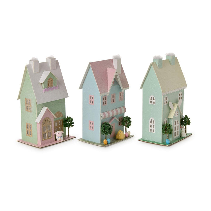 SPRING LANE EASTER VILLAGE HOUSE Two's Company Easter Home SPRING LANE EASTER VILLAGE HOUSE Bonjour Fete - Party Supplies