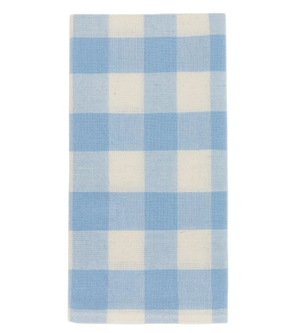 GINGHAM - Baby Blue Napkins Heather Taylor Home simple GINGHAM - Baby Blue Napkins Bonjour Fete - Party Supplies
