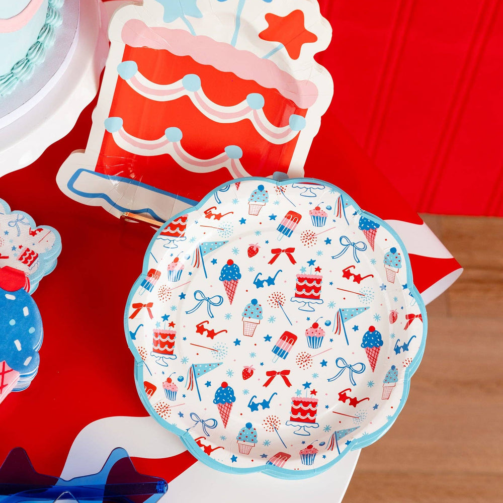 SMT1140 - Summer Treats 9" Plate My Mind’s Eye SMT1140 - Summer Treats 9" Plate Bonjour Fete - Party Supplies