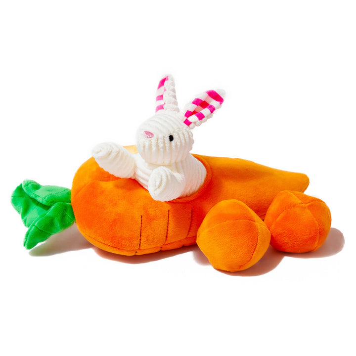 Hide a Toy Carrot with Balls & Rabbit Easter Dog Toy Midlee Designs Hide a Toy Carrot with Balls & Rabbit Easter Dog Toy Bonjour Fete - Party Supplies
