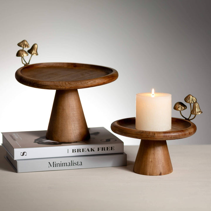 Decorative Mushroom Riser Set Sullivans Home Decor Decorative Mushroom Riser Set Bonjour Fete - Party Supplies