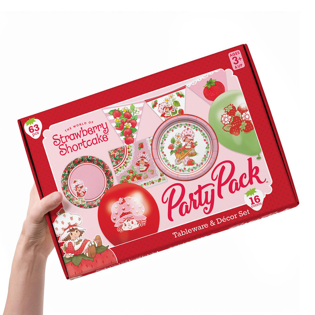 Strawberry Shortcake Birthday Party Pack – Complete PartySet Treasures Gifted Strawberry Shortcake Birthday Party Pack – Complete PartySet Bonjour Fete - Party Supplies