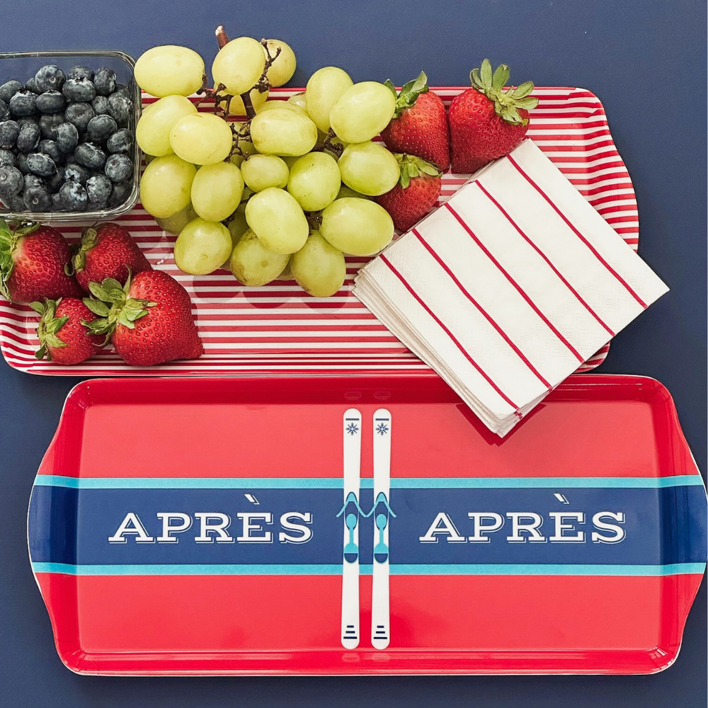 Aprés Ski Melamine Serving Tray for Appetizers & Desserts Sprinkles & Confetti Party Supplies Aprés Ski Melamine Serving Tray for Appetizers & Desserts Bonjour Fete - Party Supplies