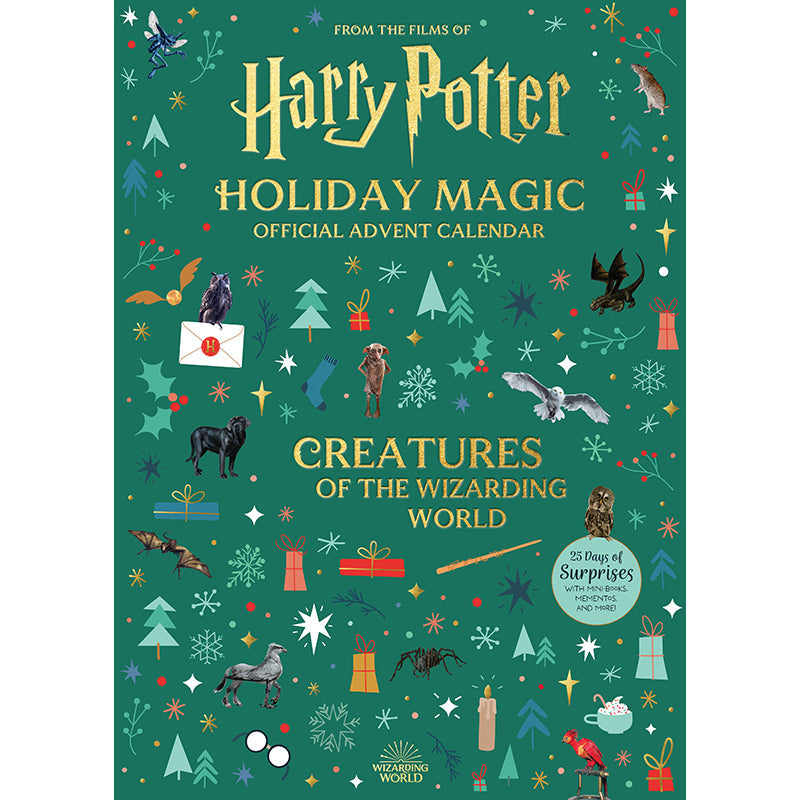 Harry Potter Holiday Magic: Official Advent Calendar Insight Editions Hardcover Harry Potter Holiday Magic: Official Advent Calendar Bonjour Fete - Party Supplies