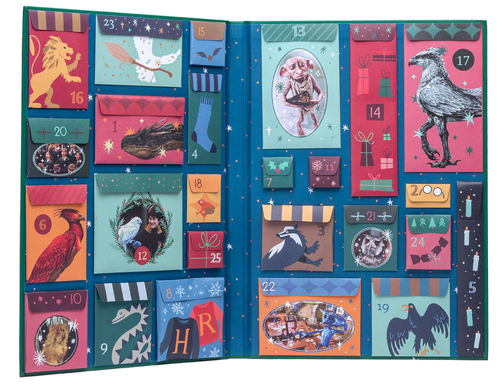 Harry Potter Holiday Magic: Official Advent Calendar Insight Editions Hardcover Harry Potter Holiday Magic: Official Advent Calendar Bonjour Fete - Party Supplies