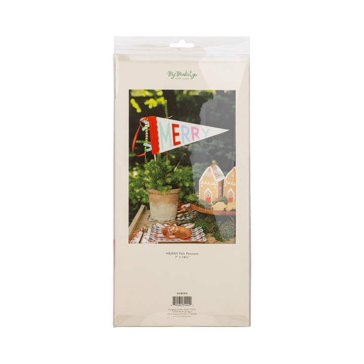 Merry Felt Pennant