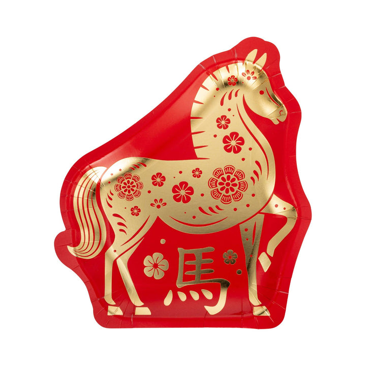 PLNY263 - Horse Shaped Plate (8 ct) My Mind’s Eye PLNY263 - Horse Shaped Plate (8 ct) Bonjour Fete - Party Supplies