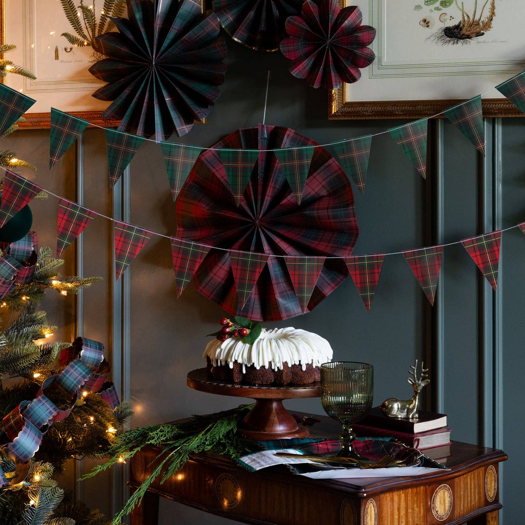 Mini Paper Pennant Banner Set
