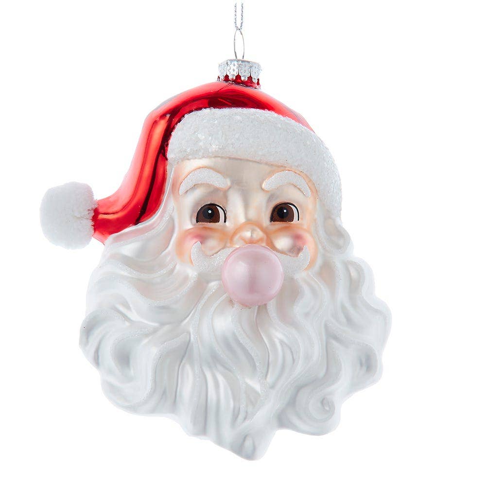 Bubble Gum Santa Ornament