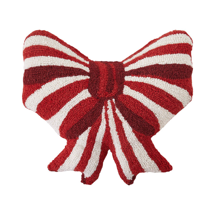 Shaped Red & White Bow Hook Pillow Peking Handicraft Shaped Red & White Bow Hook Pillow Bonjour Fete - Party Supplies