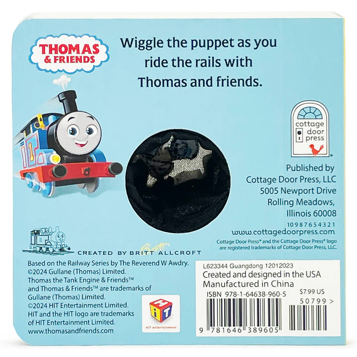 Thomas & Friends, Hello Thomas! Finger Puppet Board Book Cottage Door Press Thomas & Friends, Hello Thomas! Finger Puppet Board Book Bonjour Fete - Party Supplies