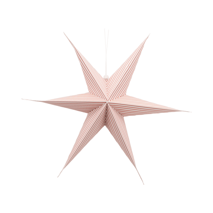 Red Cream 3D Hanging Stars