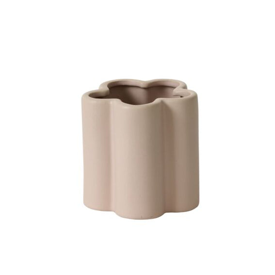 PINK PETAL VASE Accent Decor Easter Home PINK PETAL VASE Bonjour Fete - Party Supplies