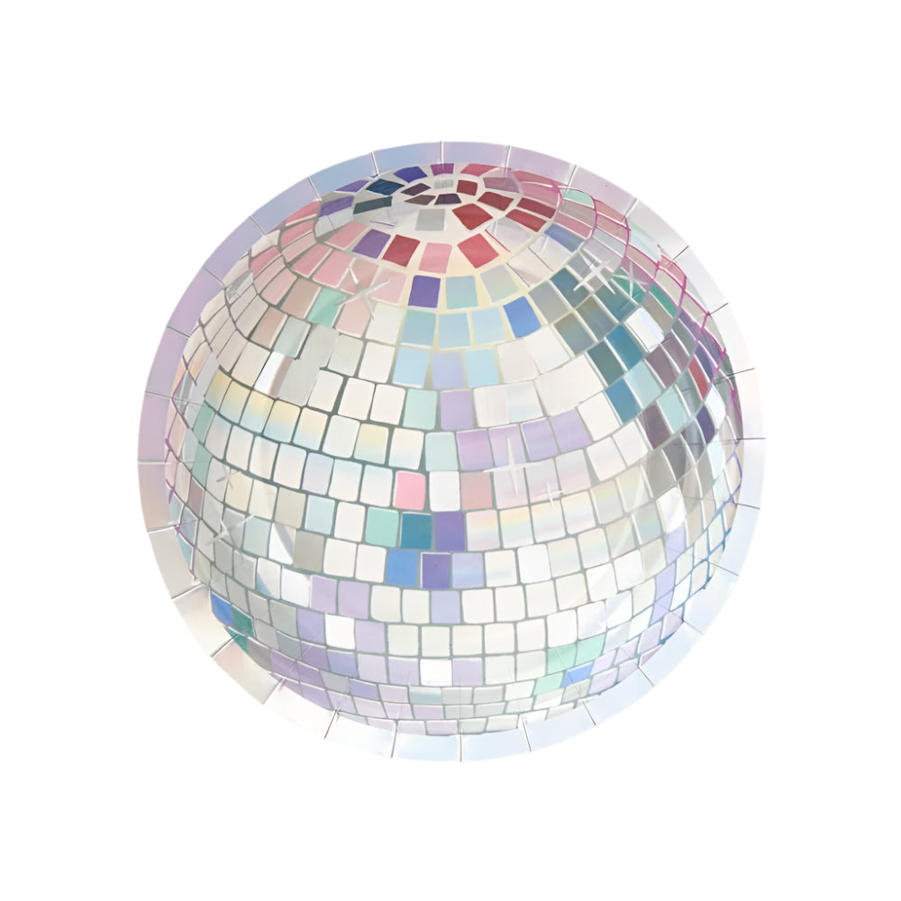 DISCO BALL SMALL PLATES Paper Source Wholesale Plates DISCO BALL SMALL PLATES Bonjour Fete - Party Supplies