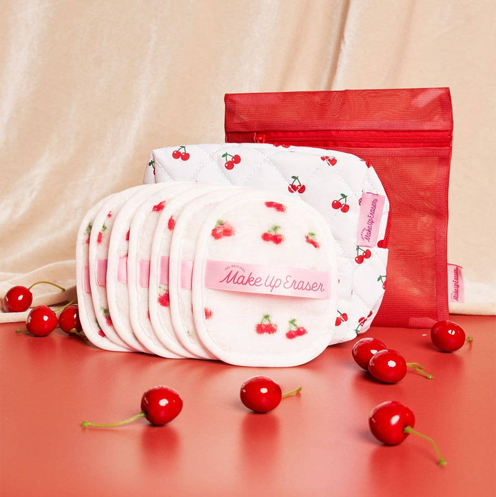 Cherry Crush 7-Day Set & Makeup Bag MakeUp Eraser Cherry Crush 7-Day Set & Makeup Bag Bonjour Fete - Party Supplies