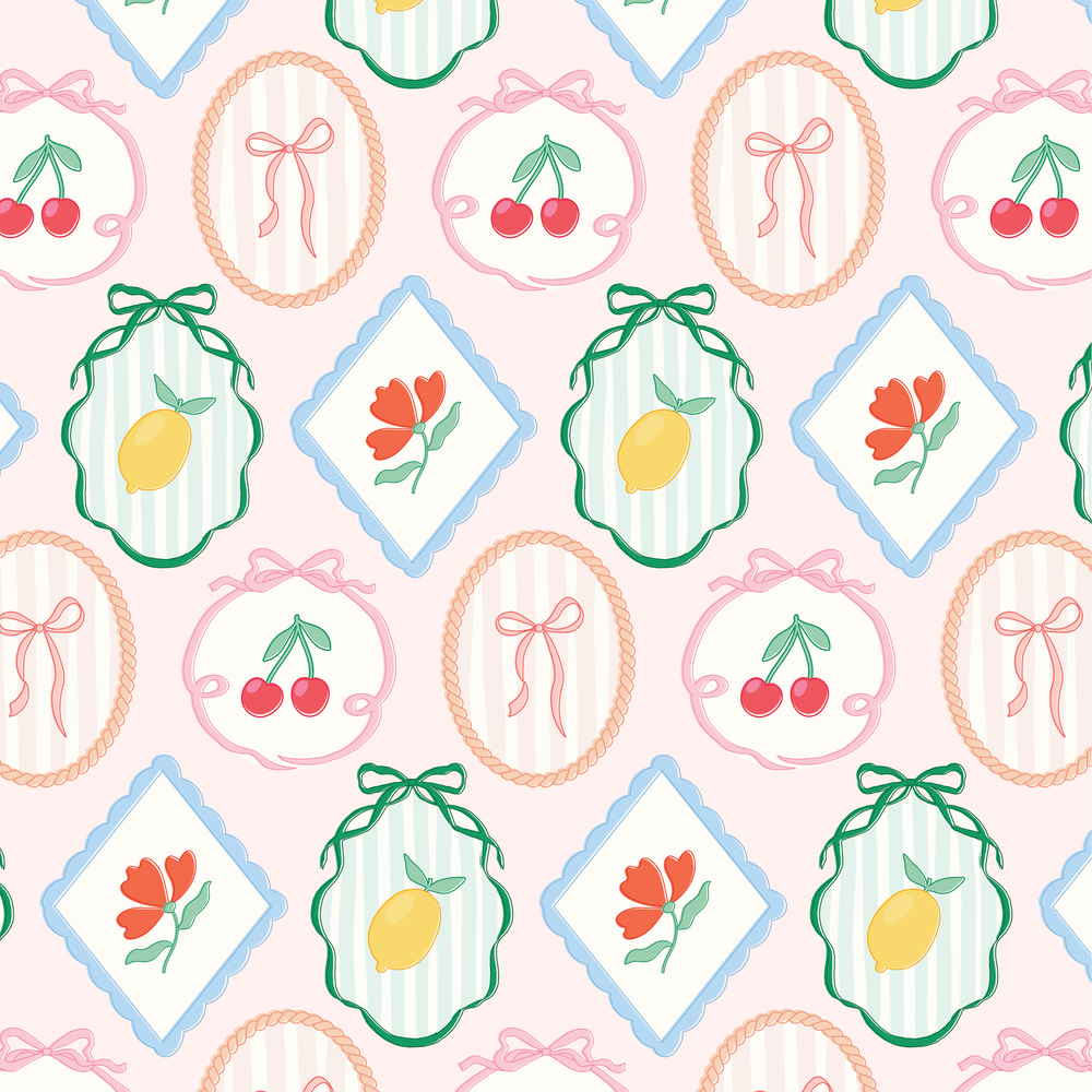FRUIT COCKTAIL WRAPPING PAPER SHEETS Rock Paper Scissors Gift Wrapping FRUIT COCKTAIL WRAPPING PAPER SHEETS Bonjour Fete - Party Supplies