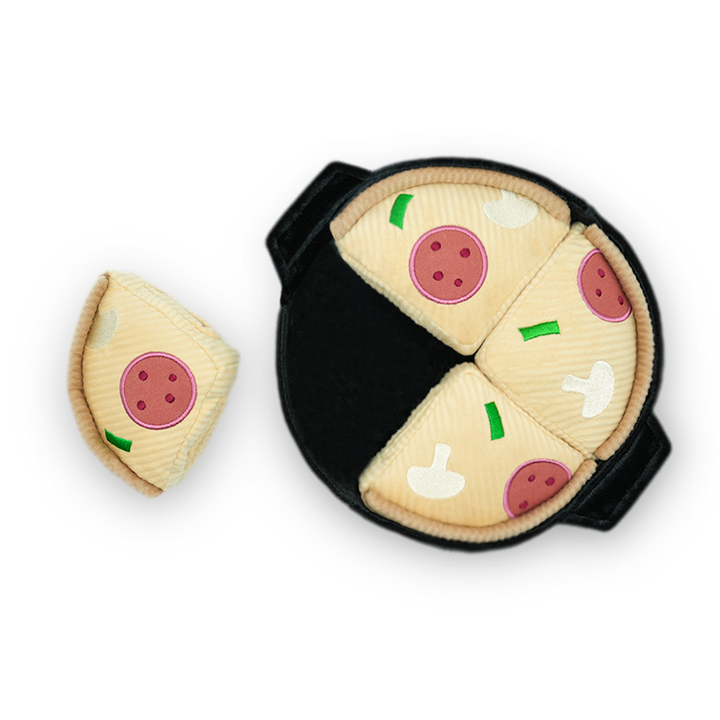 DEEP DISH PIZZA//ENRICHMENT DOG TOY Lambwolf Collective DEEP DISH PIZZA//ENRICHMENT DOG TOY Bonjour Fete - Party Supplies