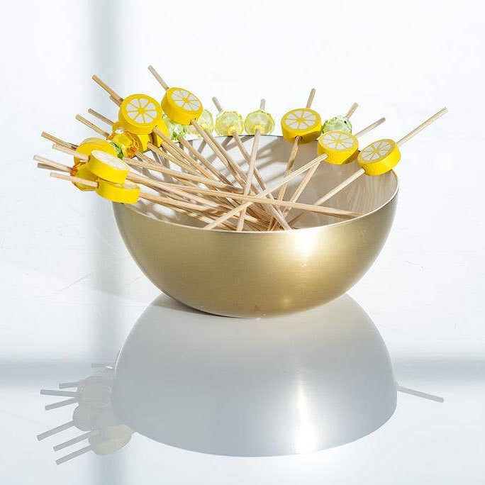 100 Piece Lemons Pick-4.5"L Abbott 100 Piece Lemons Pick-4.5"L Bonjour Fete - Party Supplies