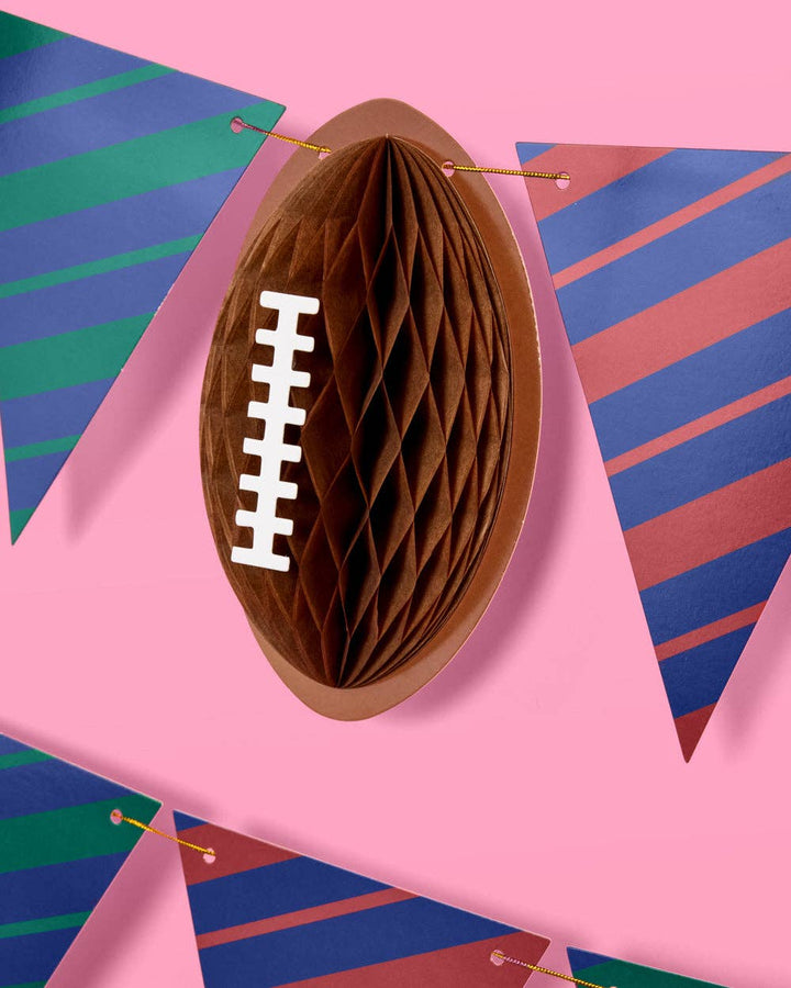 Game Time Banner - gold foil banner, football, game day xo, Fetti Game Time Banner - gold foil banner, football, game day Bonjour Fete - Party Supplies