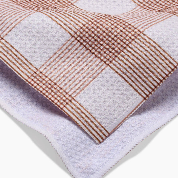 Vintage Gingham Natural Tea Towel Geometry Vintage Gingham Natural Tea Towel Bonjour Fete - Party Supplies