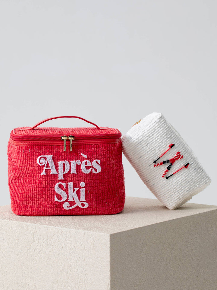 "APRES SKI" COSMETIC CASE Shiraleah "APRES SKI" COSMETIC CASE Bonjour Fete - Party Supplies