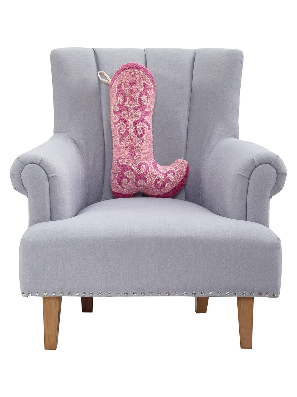 Pink Cowboy Boot Hook Stocking Peking Handicraft Pink Cowboy Boot Hook Stocking Bonjour Fete - Party Supplies