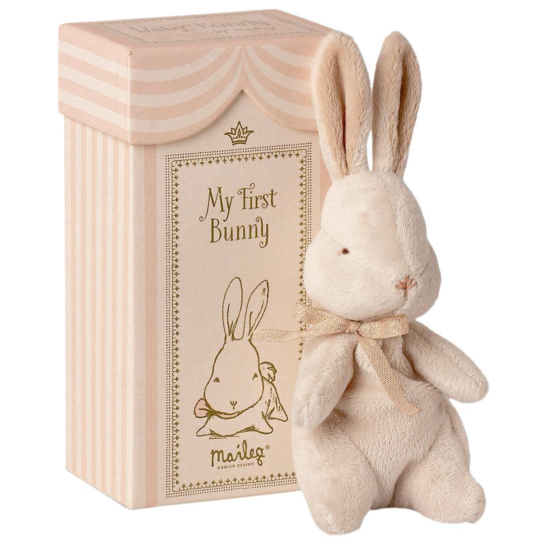 Maileg Dusty Rose My First Bunny Bonjour Fete Party Supplies Dolls & Stuffed Animals