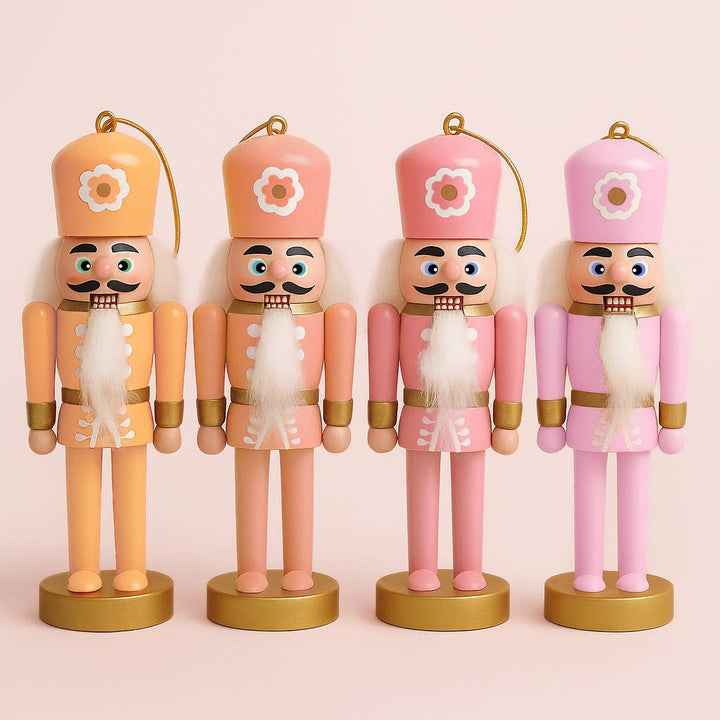 Nutcracker Ornaments | Set of 4 Sunshine Studios Nutcracker Ornaments | Set of 4 Bonjour Fete - Party Supplies