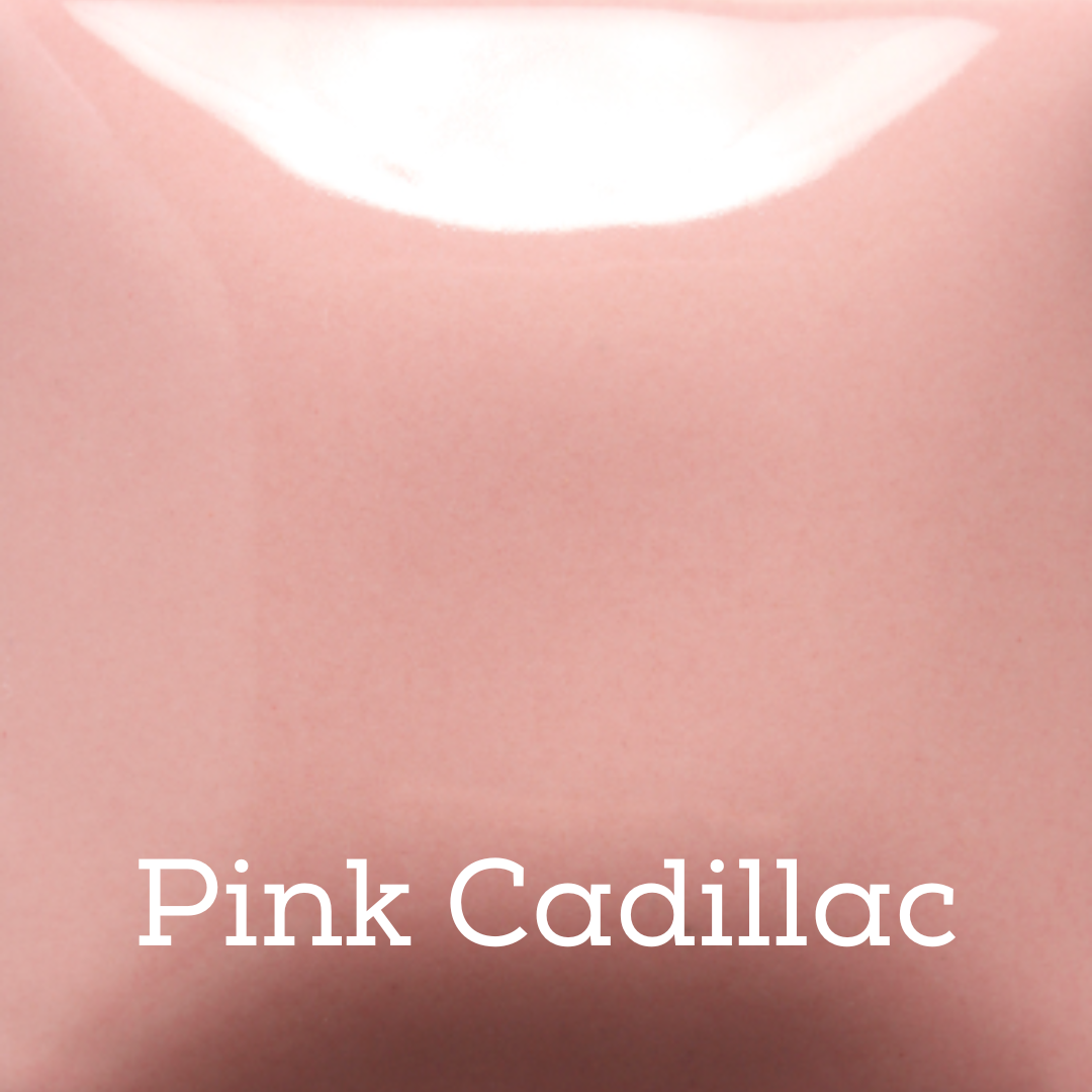 Close-up of pink Cadillac car body with 'Pink Cadillac' text overlay.