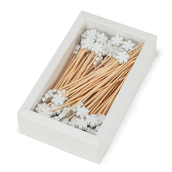Snowflake Food & Cocktail Picks