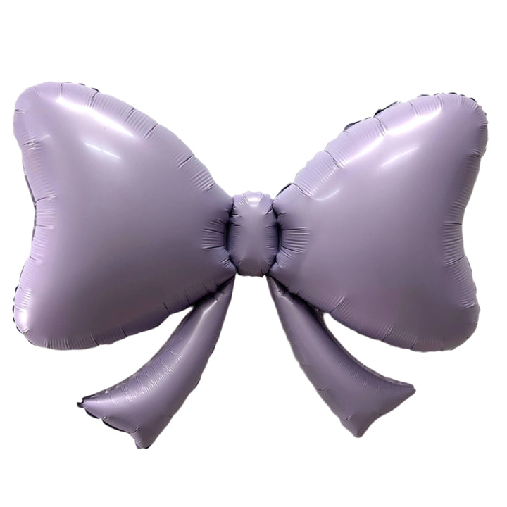 Lilac Bow Balloon 40" Burst Party Co Lilac Bow Balloon 40" Bonjour Fete - Party Supplies
