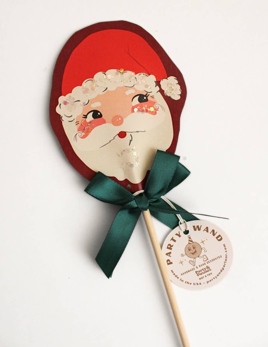 Handmade Santa Claus Christmas Paper Party Wand
