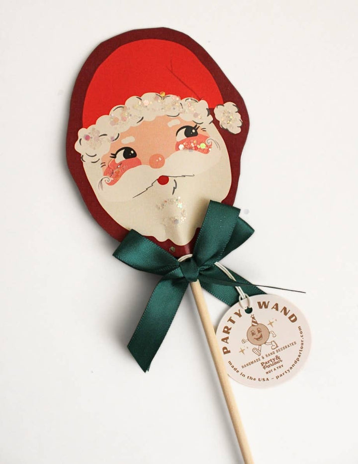 Handmade Santa Claus Christmas Paper Party Wand