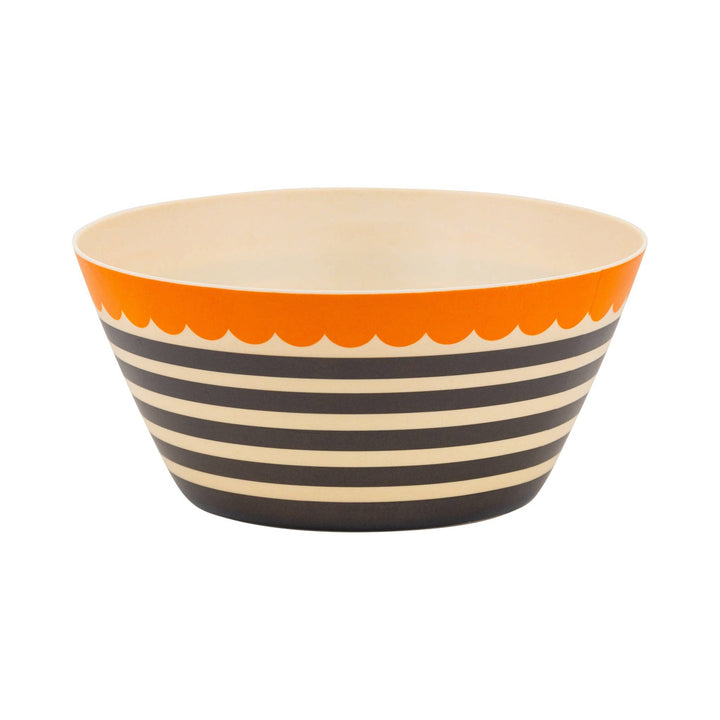 HPH1230 - Striped Bamboo Bowl My Mind’s Eye HPH1230 - Striped Bamboo Bowl Bonjour Fete - Party Supplies