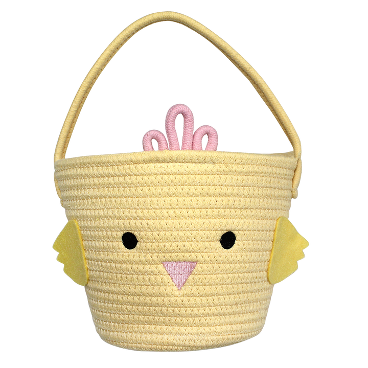 ROPE CHICK EASTER BASKET Emerson and Friends Easter Baskets Bonjour Fete - Party Supplies
