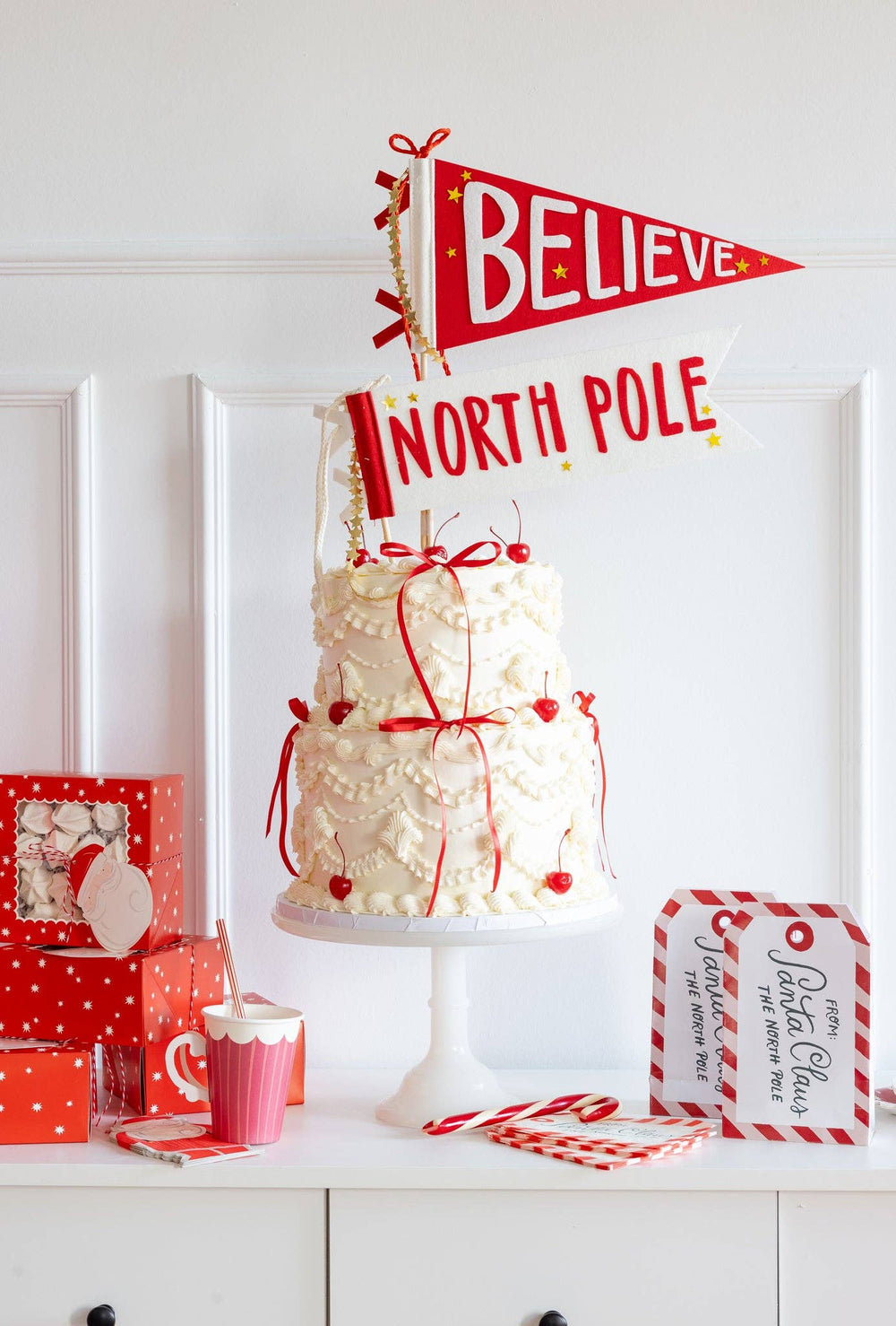 BEC1214 - Believe Felt Pennant Set My Mind’s Eye BEC1214 - Believe Felt Pennant Set Bonjour Fete - Party Supplies