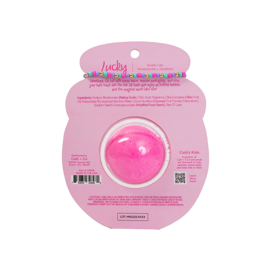 Friendship Bracelet Bath Bomb - Lucky | Forever Young Collection Cait + Co Friendship Bracelet Bath Bomb - Lucky | Forever Young Collection Bonjour Fete - Party Supplies