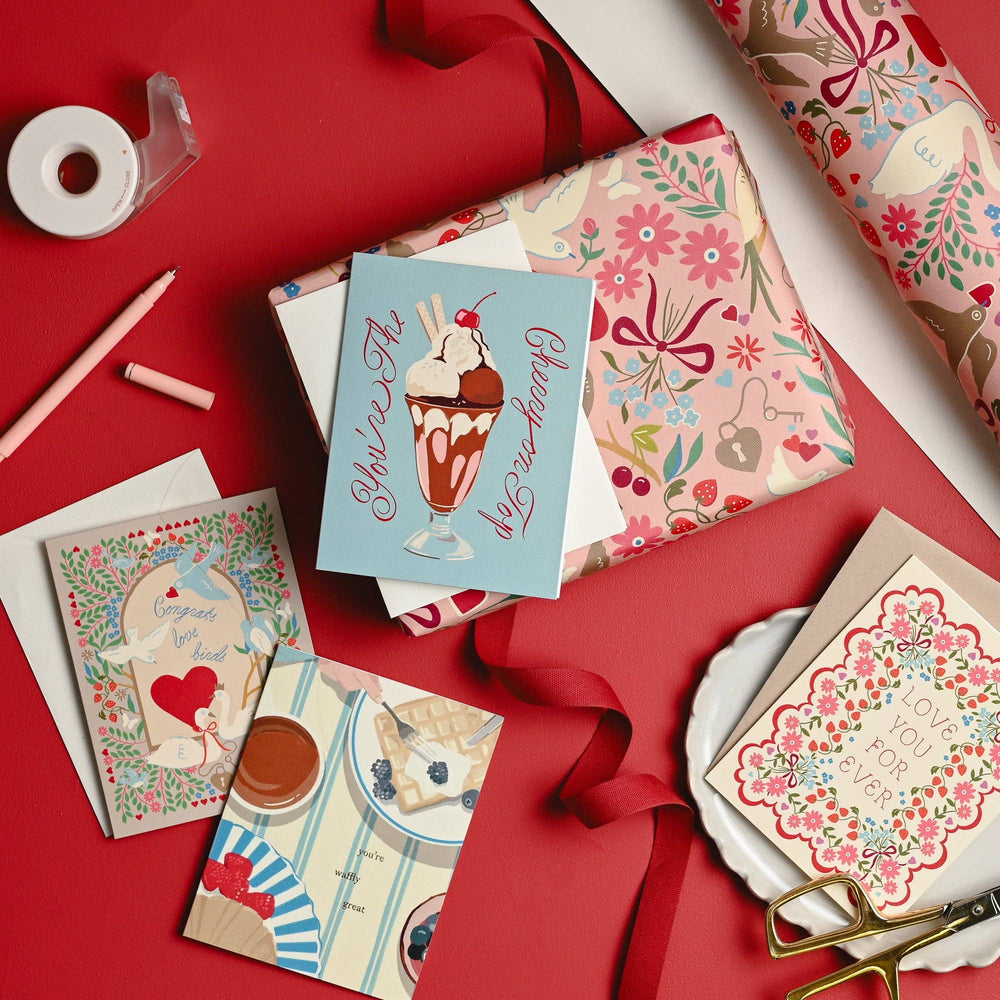 Love You Forever Amy Heitman Love You Forever Bonjour Fete - Party Supplies