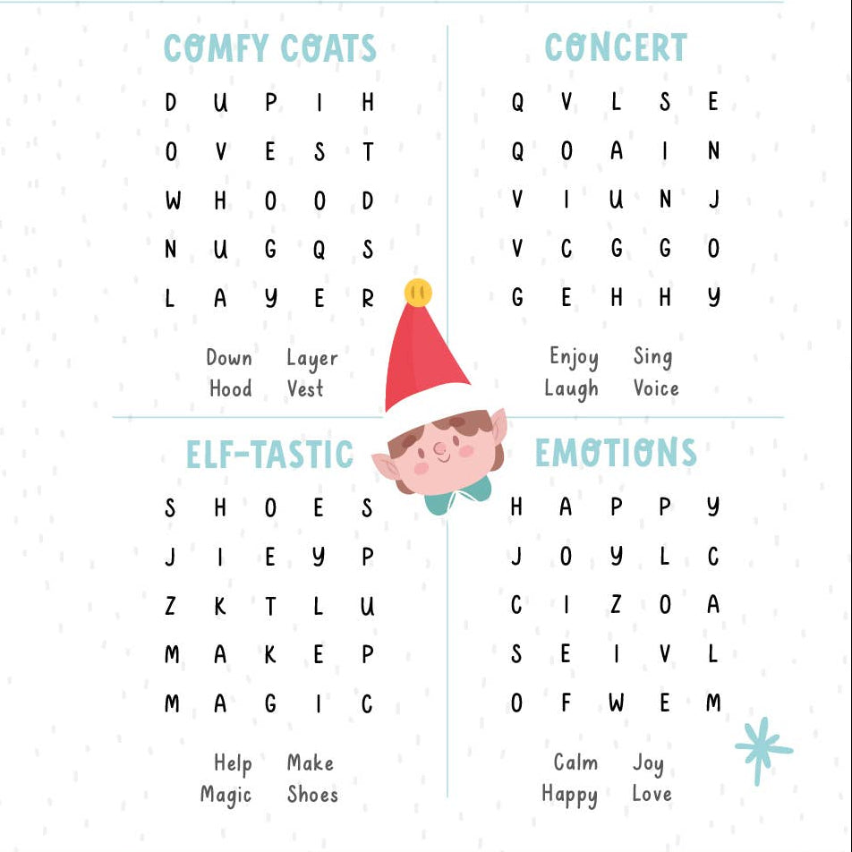KindKids Word Search Winter Magic Better Day Books KindKids Word Search Winter Magic Bonjour Fete - Party Supplies