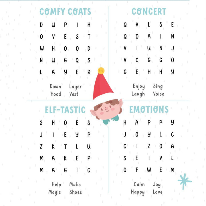 KindKids Word Search Winter Magic Better Day Books KindKids Word Search Winter Magic Bonjour Fete - Party Supplies