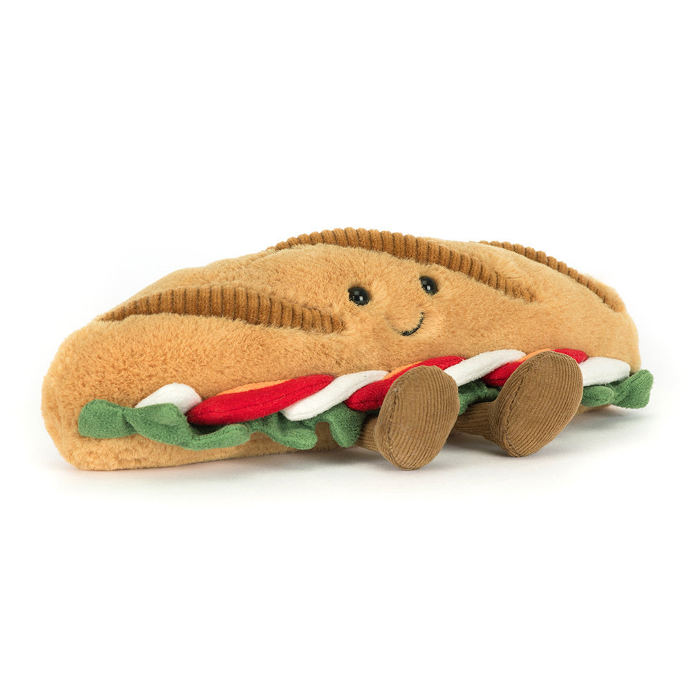 AMUSEABLES CAPRESE BAGUETTE BY JELLYCAT Jellycat Dolls & Stuffed Animals AMUSEABLES CAPRESE BAGUETTE BY JELLYCAT Bonjour Fete - Party Supplies