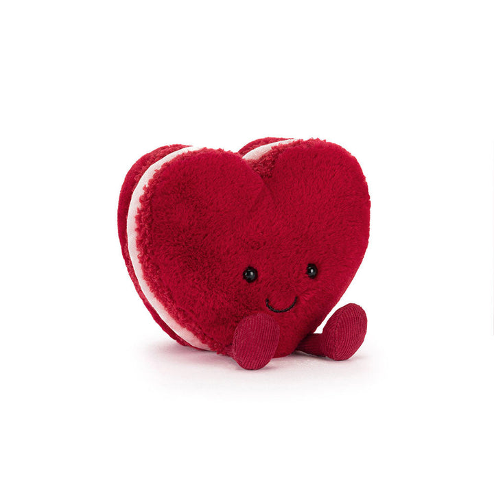 AMUSEABLES ARLETTE HEART MACARON BY JELLYCAT Jellycat Dolls & Stuffed Animals AMUSEABLES ARLETTE HEART MACARON BY JELLYCAT Bonjour Fete - Party Supplies