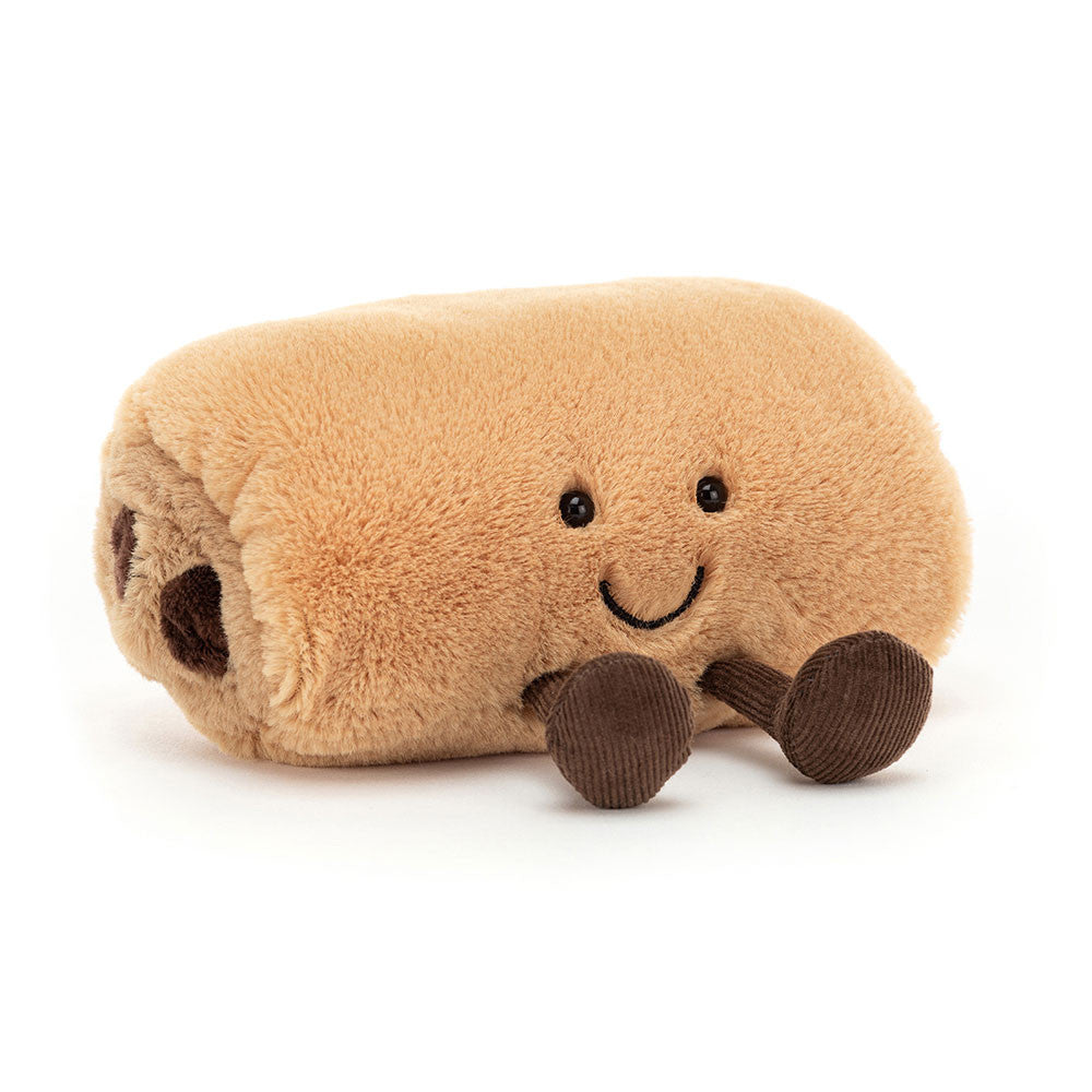 AMUSEABLES PAIN AU CHOCOLAT BY JELLYCAT Jellycat Dolls & Stuffed Animals AMUSEABLES PAIN AU CHOCOLAT BY JELLYCAT Bonjour Fete - Party Supplies