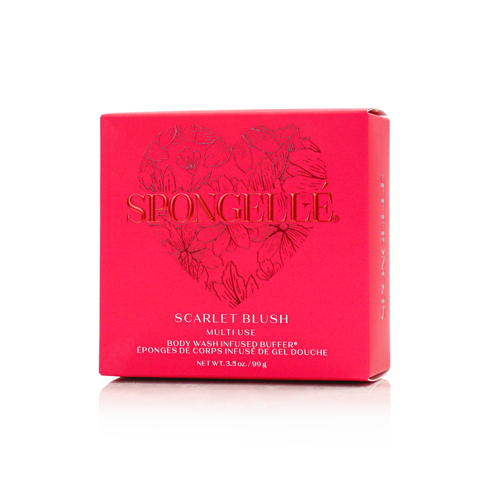 Scarlet Blush | Heart Buffer Spongellé Body Wash Infused Buffer Scarlet Blush | Heart Buffer Bonjour Fete - Party Supplies