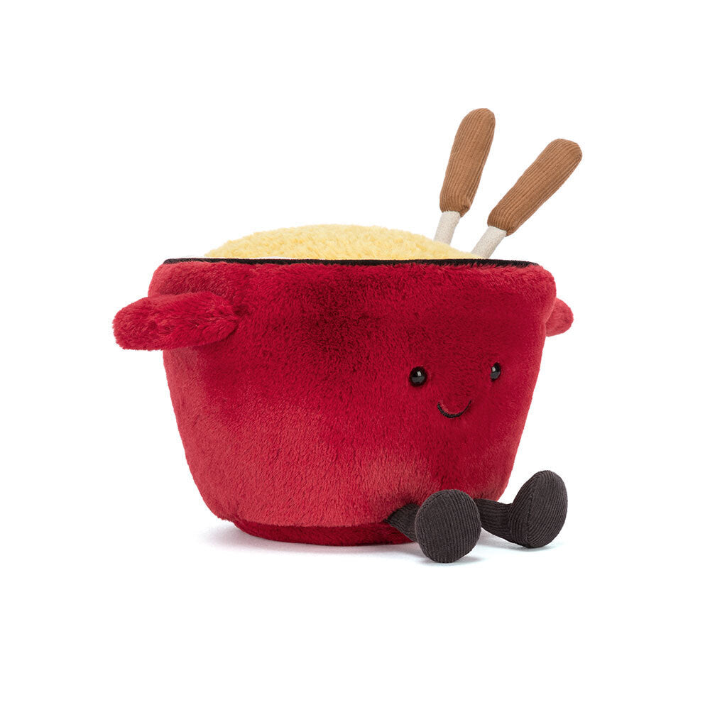 AMUSEABLES CHEESE FONDUE BY JELLYCAT Jellycat AMUSEABLES CHEESE FONDUE BY JELLYCAT Bonjour Fete - Party Supplies