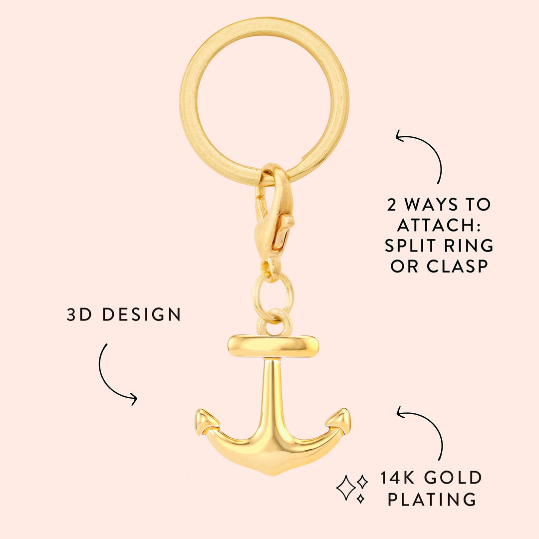 Anchor charm features and details callout