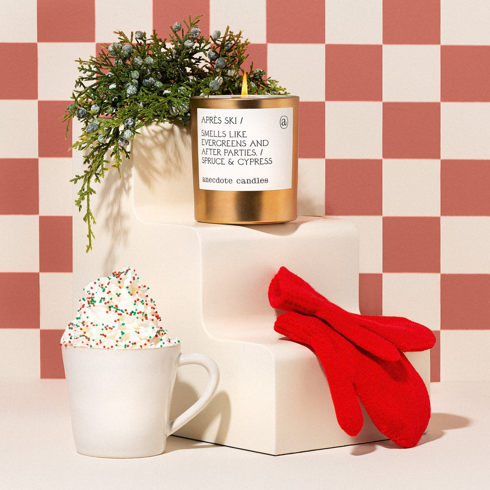 Après SKI CANDLE Anecdote Candles candles Après SKI CANDLE Bonjour Fete - Party Supplies