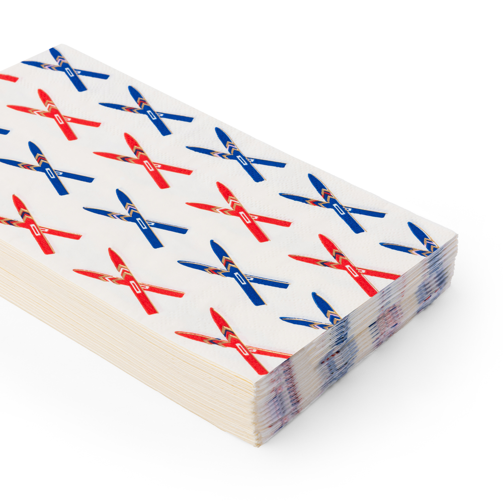 APRES SKI GUEST TOWELS Bonjour Fete Napkins Apres Ski Guest Towels - Luxury Paper Towels for Your Ski Resort Bonjour Fete - Party Supplies